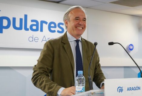Azcón exige a Lambán que se abstenga para que gobierne el PP en Aragón