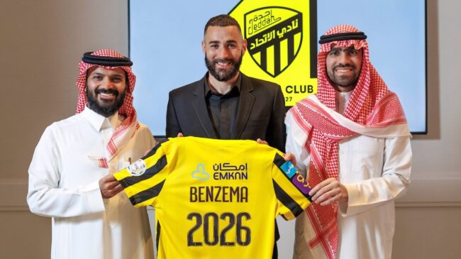 El Al-Ittihad saudí confirma la llegada de Karim Benzema por los próximos tres años