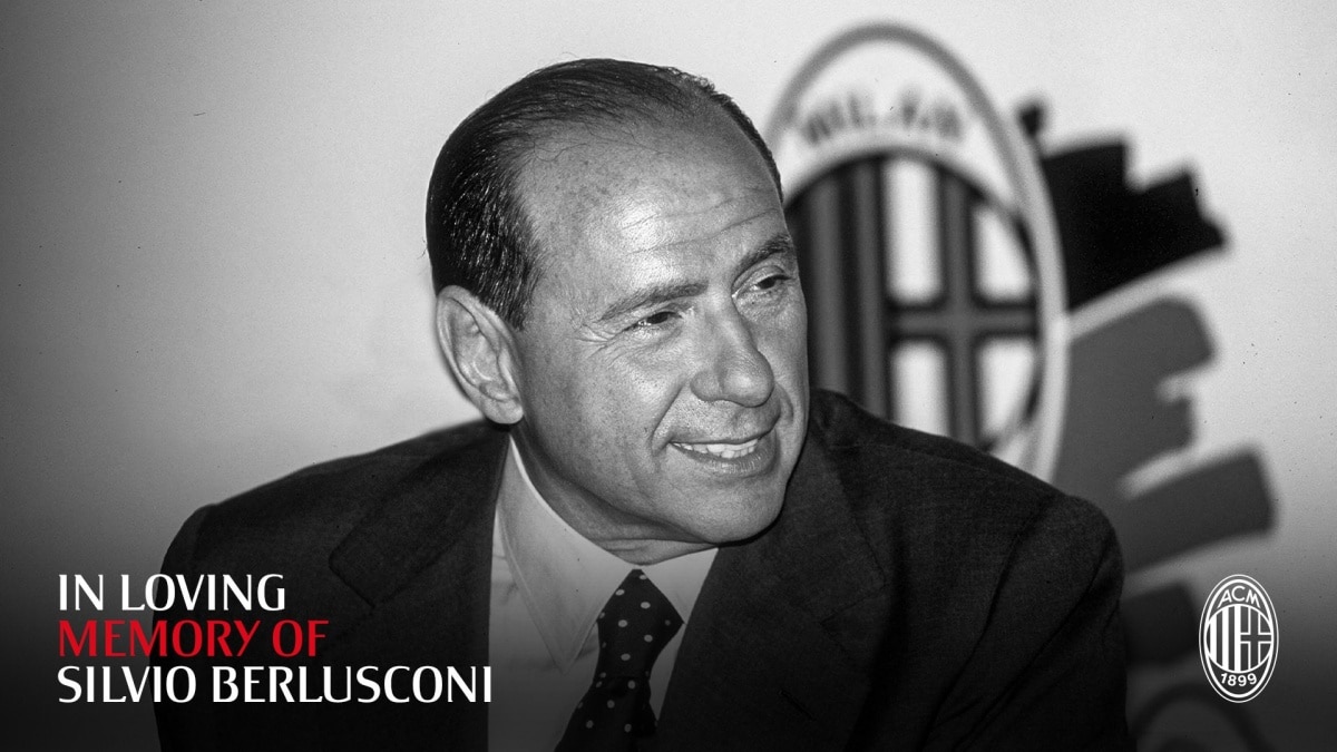 SIlvio Berlusconi, durante su etapa en el AC Milan