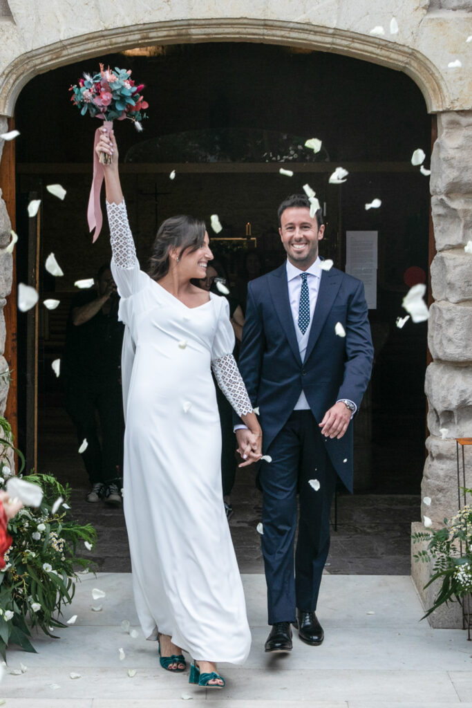 Matías Prats Jr. y Claudia Collado en su boda