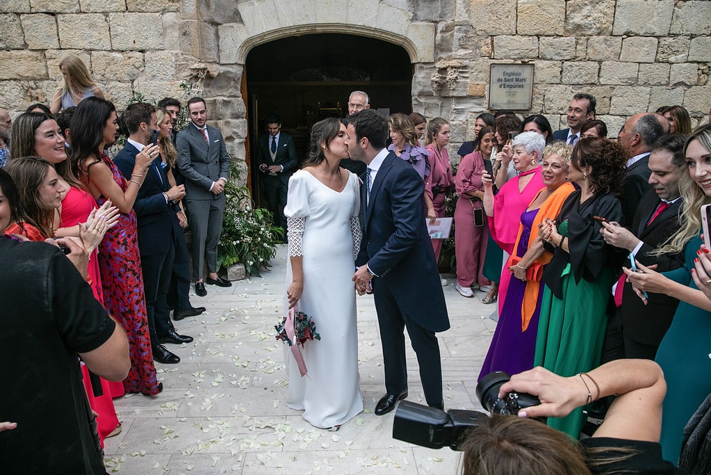 Matías Prats Jr. y Claudia Collado en su boda