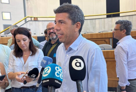 Mazón acusa a Puig de demorar su investidura como presidente de la Comunidad Valenciana