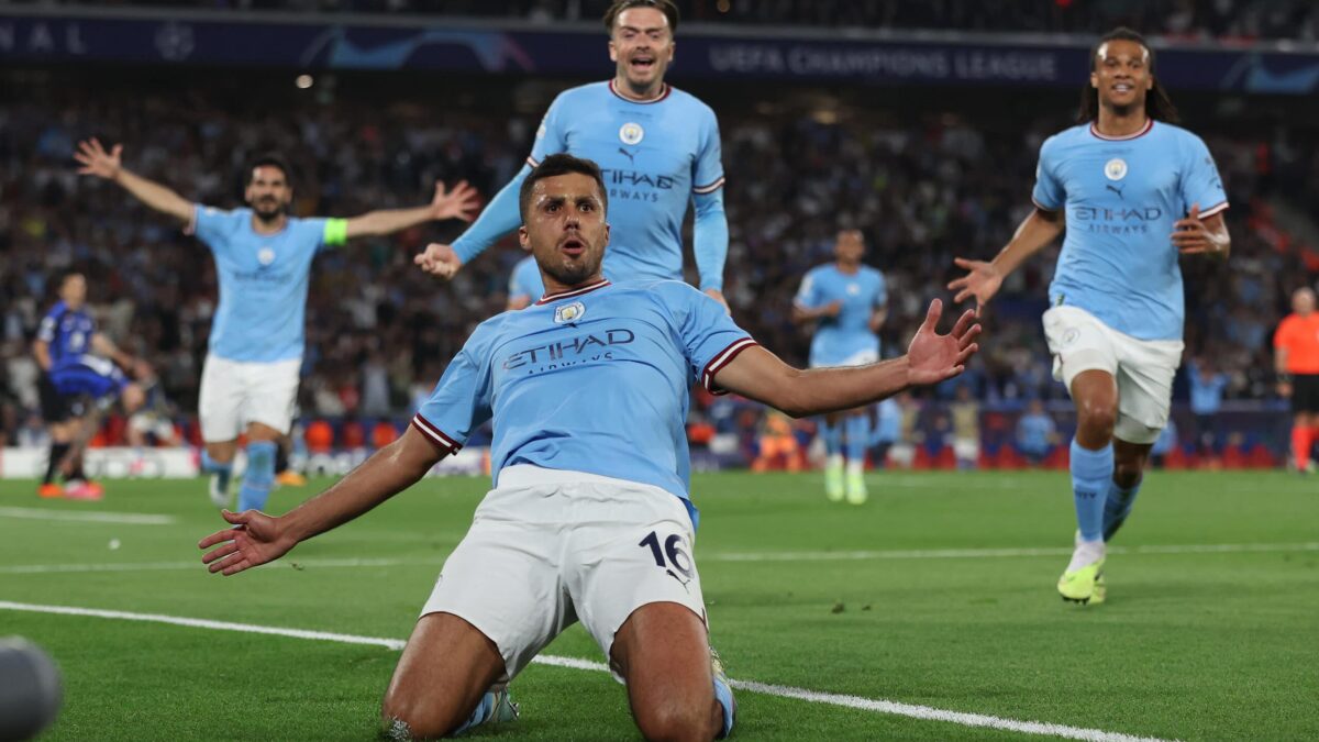 El Manchester City se proclama campeón de la Champions con un gol del español Rodri (1-0)