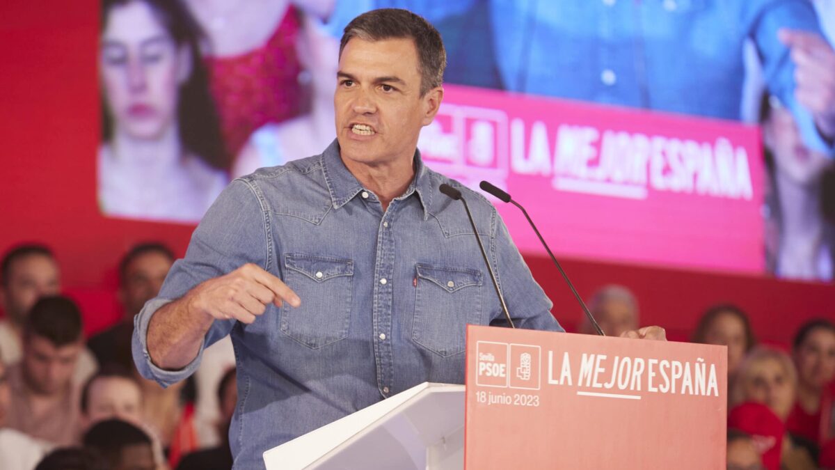 El desprecio de Sánchez a unos funcionarios que han interrumpido su mitin: «Intolerantes»