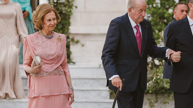 El curioso y comentado gesto de la reina Sofía con el rey Juan Carlos en la boda de Jordania