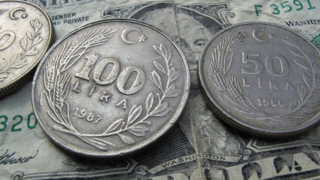 La lira turca se desploma a mínimos históricos frente al dólar