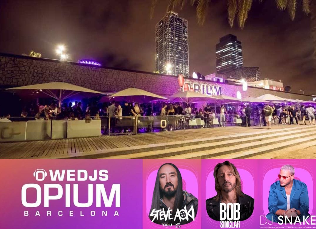 Opium celebra la 12 edición de WEDJ’S en el Frente Marítimo de Barcelona