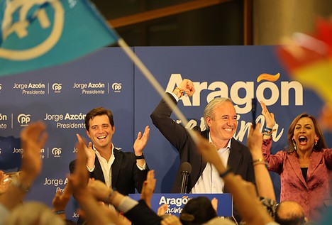 El PP de Aragón pide a Vox que se abstenga para permitir que Azcón sea presidente
