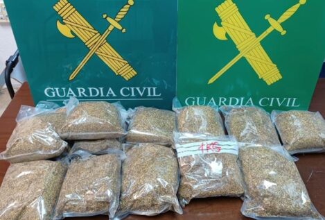 Intervienen 22 kilos de picadura de tabaco en Ávila preparada para ser transportada