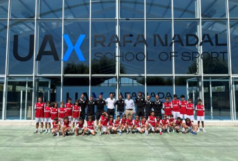 El excampeón mundial de fútbol David Villa elige UAX Rafa Nadal School of Sport para realizar su campus de verano internacional