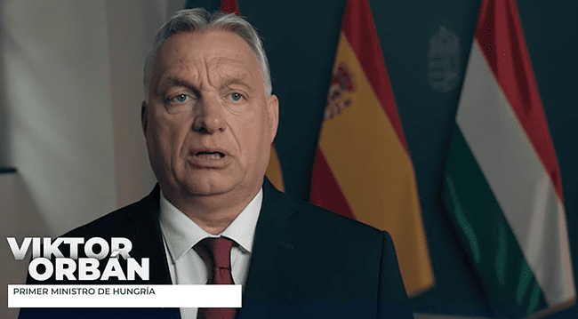 Los primeros ministros de Hungría y Polonia muestran su apoyo a Santiago Abascal