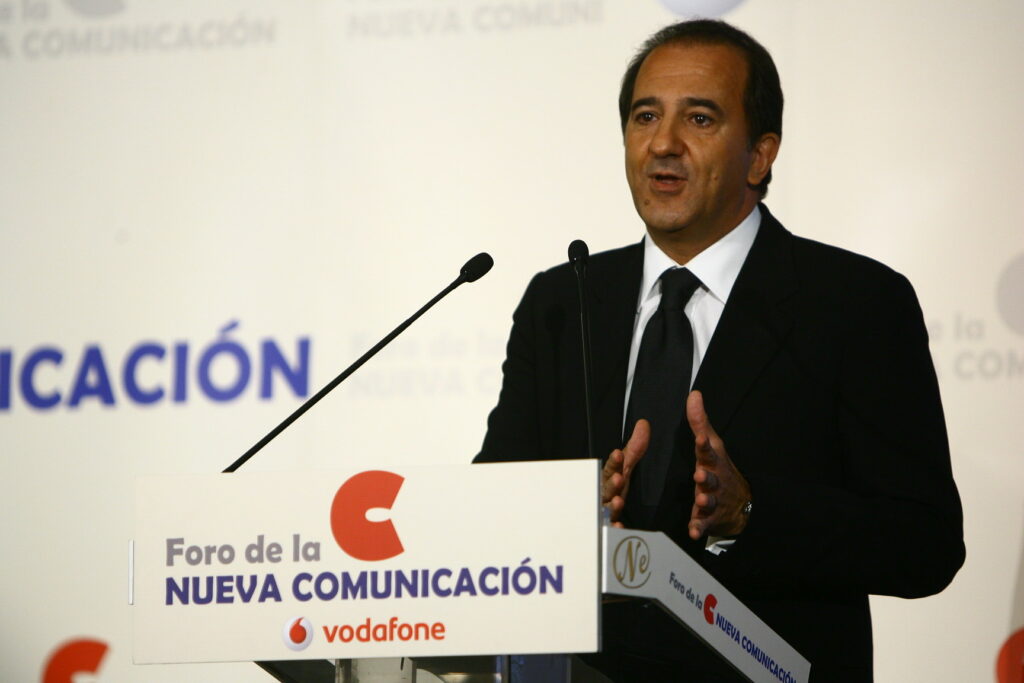 José Miguel Contreras, en una imagen de 2008 cuando todavía era consejero delegado de La Sexta.