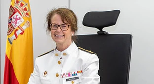 María Teresa Gordillo, tercera mujer general de las Fuerzas Armadas españolas