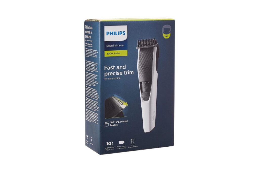 Philips Recortadora de Barba Serie 3000 Para Hombres, 20