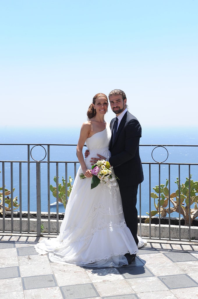 Raquel Sánchez Silva y Mario Biondo el día de su boda
