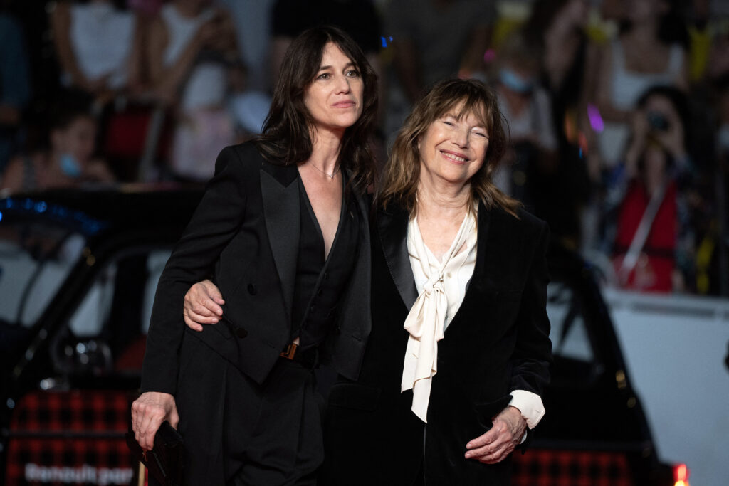 Jane Birkin y su hija Charlotte en Cannes