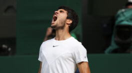 El triunfo de Alcaraz en Wimbledon, en imágenes