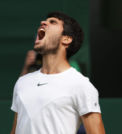 El triunfo de Alcaraz en Wimbledon, en imágenes