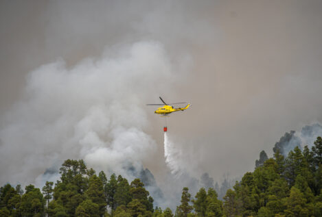 El incendio de La Palma queda estabilizado con 2.900 hectáreas afectadas