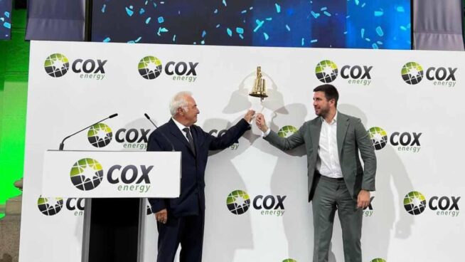 Cox Energy se dispara un 57% en su primera semana en Bolsa con el mejor estreno del año