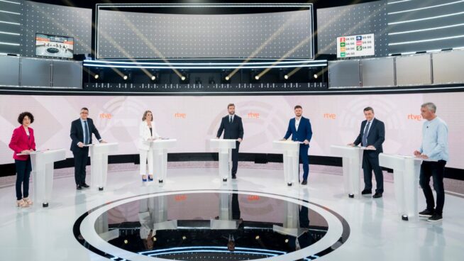 El debate a siete fue seguido por 1,9 millones de espectadores, el menos visto desde 1993