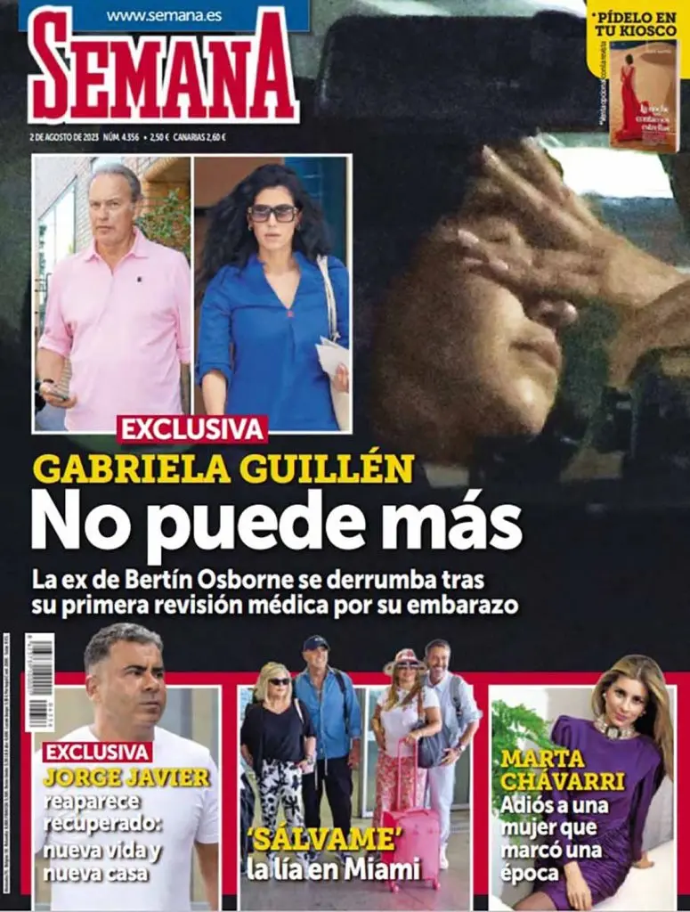 Gabriela Guillén en la revista Semana