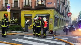 Un incendio en la cocina de un restaurante de Madrid deja siete afectados por el humo