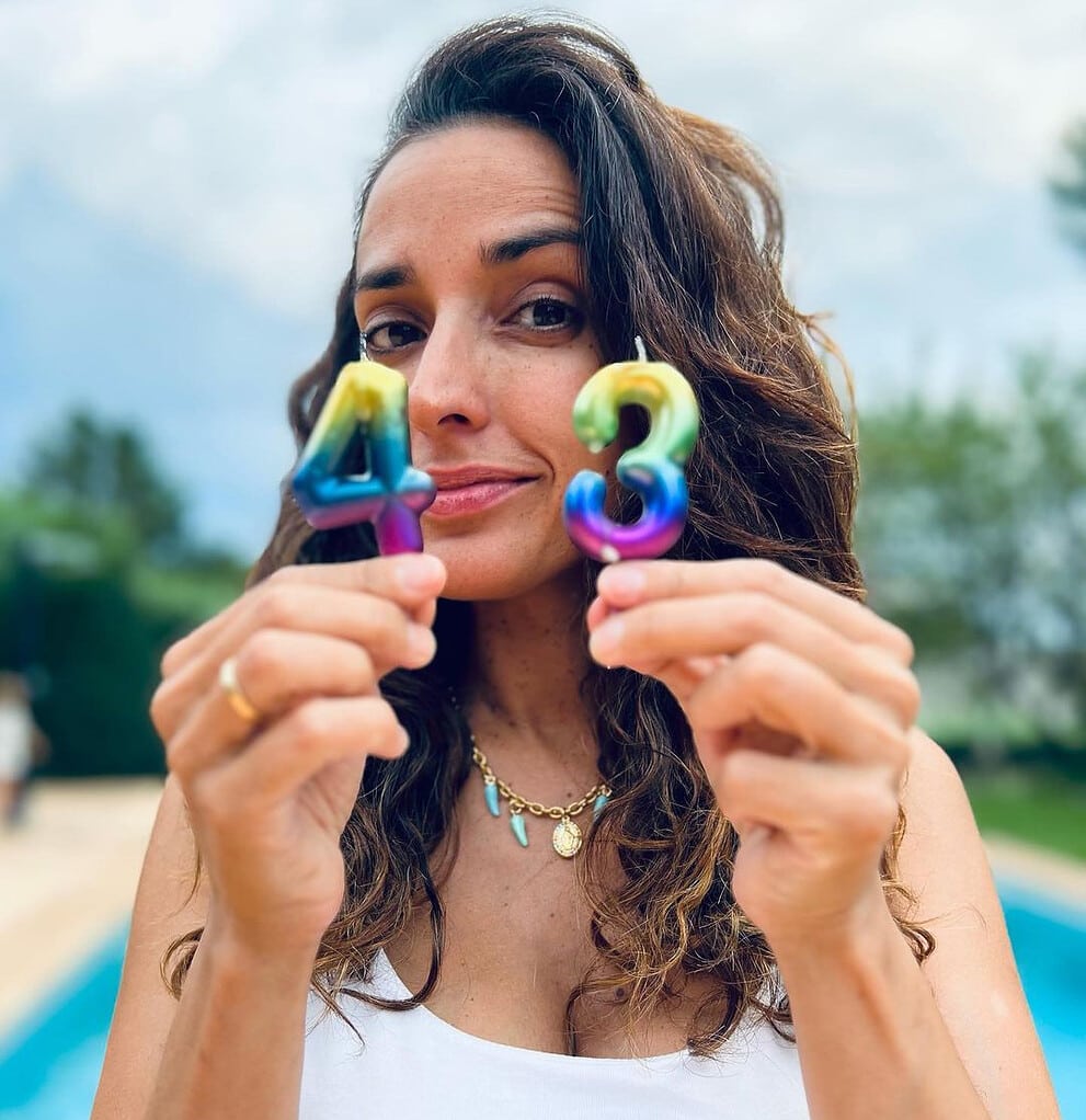 Inma Cuesta en su perfil de Instagram sin maquillaje
