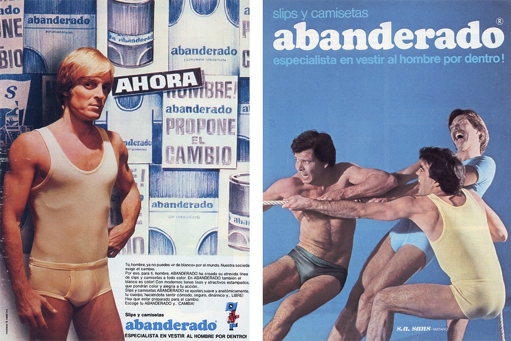 Publicidad de ropa interior en los años 70. (Fuente: Abanderado)