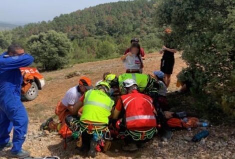 Rescatados tres menores en Chelva (Valencia) afectados por las altas temperaturas