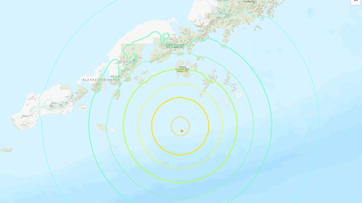 Un terremoto en Alaska con una magnitud de 7,2 pone en alerta de tsunami a la región