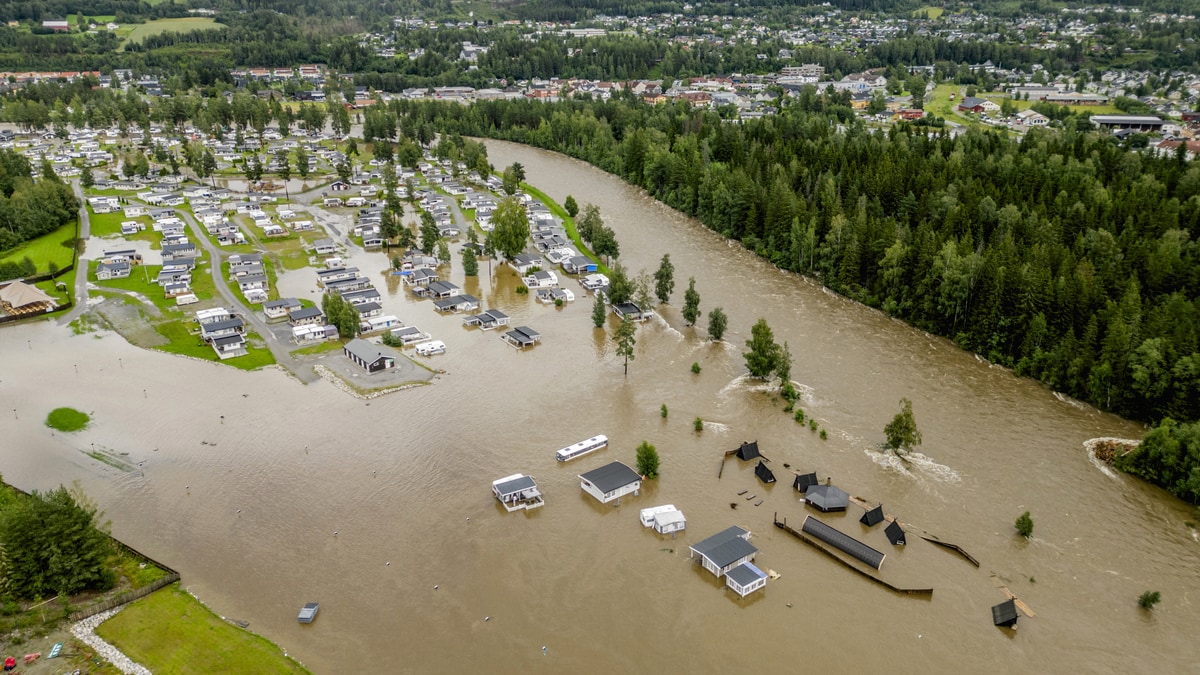 Evacúan a miles de personas por inundaciones en Noruega