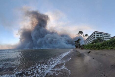 Los incendios en Hawái, en imágenes