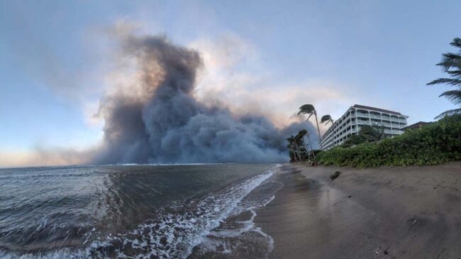 Los incendios en Hawái, en imágenes