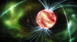 Astrónomos españoles muestran imágenes de un cinturón de radiación fuera del sistema solar
