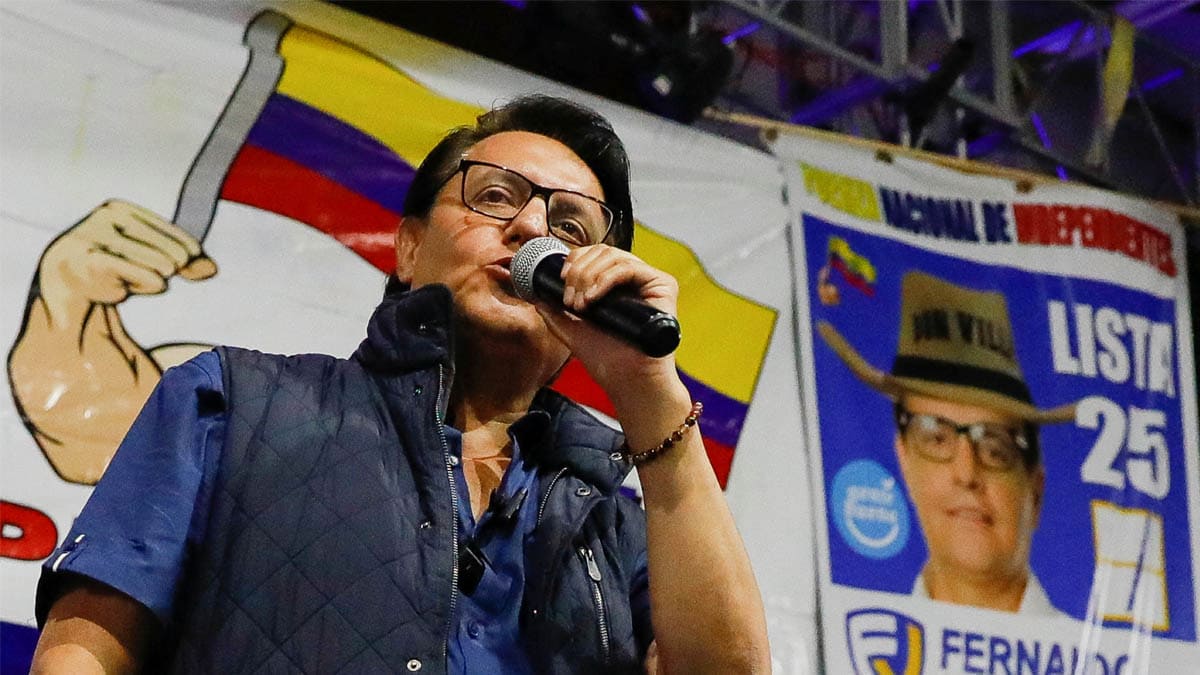 Asesinan a tiros al candidato presidencial ecuatoriano Fernando Villavicencio