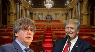 Un vídeo de Ciudadanos comparando a Trump con Puigdemont, galardonado en EEUU