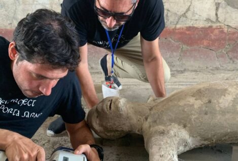 Un nuevo análisis químico de los calcos de Pompeya confirma las muertes por asfixia