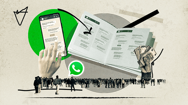 El placer (revolucionario) de tocar las conversaciones de WhatsApp