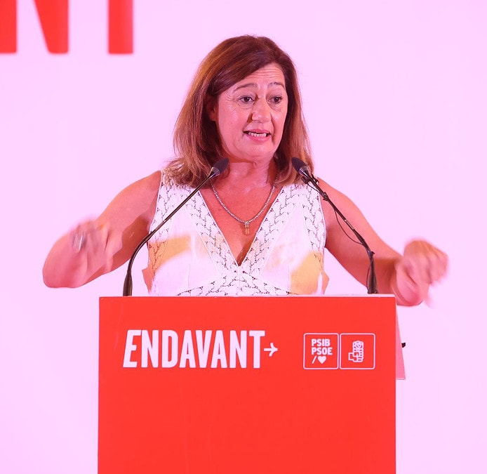 El PSOE propone a Francina Armengol para la Presidencia del Congreso