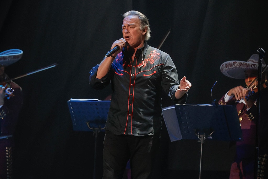 Bertín Osborne durante un concierto en Madrid