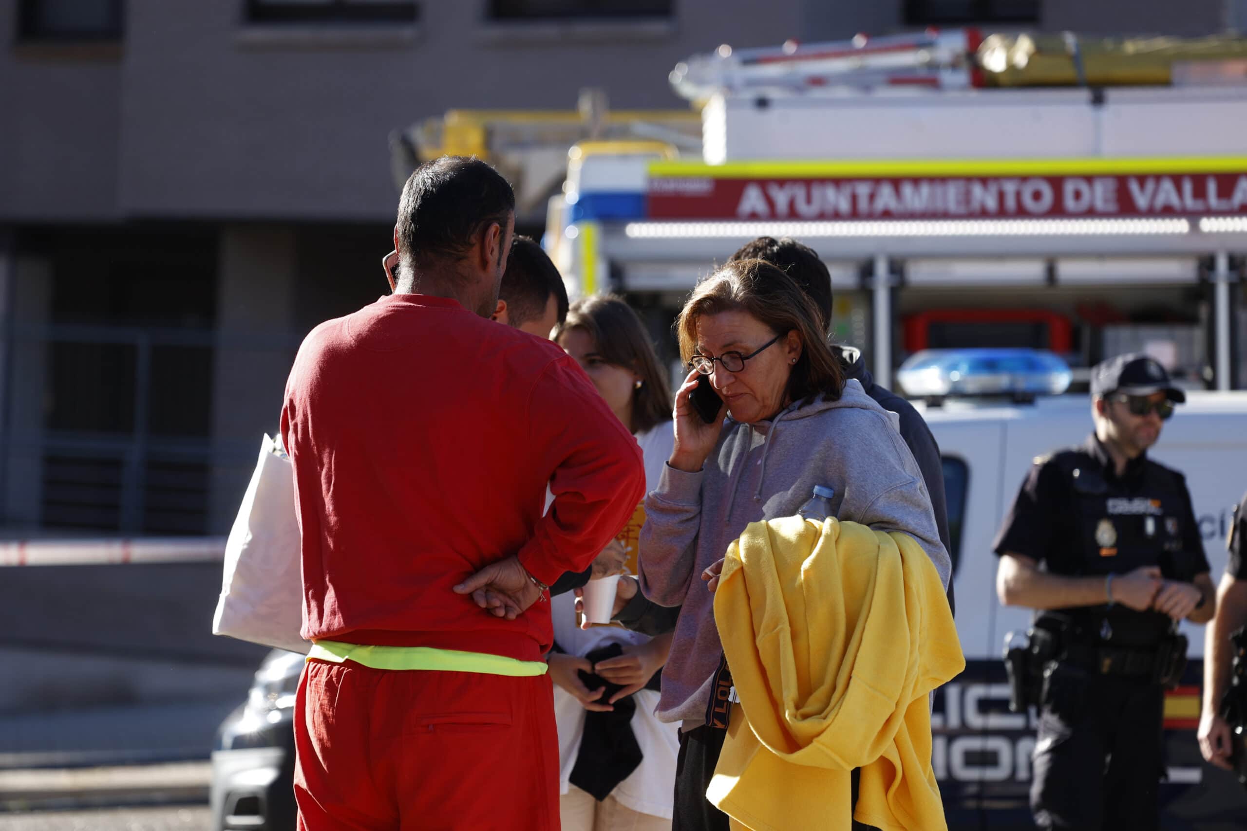 Trece afectados, uno grave, por la explosión en un edificio en Valladolid