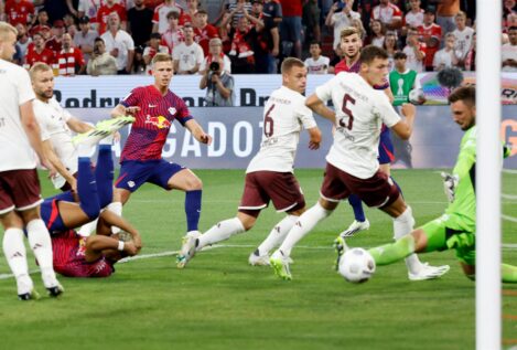 La obra de arte de Dani Olmo para amargar el debut de Harry Kane con el Bayern