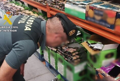 Intervienen unas 34 toneladas de alimentos no aptos para el consumo con destino a España