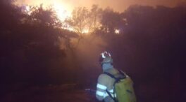 El incendio de Valencia de Alcántara (Cáceres) alcanza las 350 hectáreas
