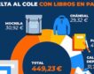 España, el país con los libros de texto más caros de Europa con un precio de 22 euros por libro