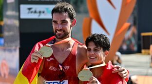 Álvaro Martín y María Pérez, otro doblete de oro para la marcha española