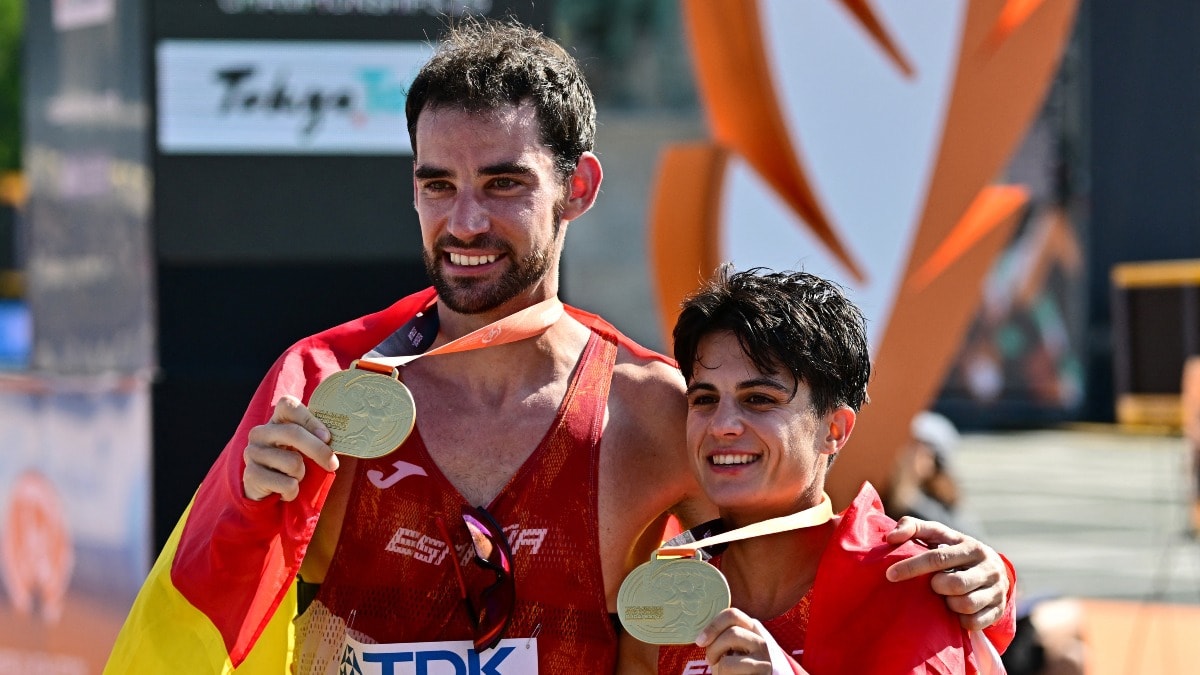 Álvaro Martín y María Pérez, otro doblete de oro para la marcha española