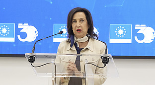 Robles confirma el apoyo «sin fisuras» de la UE a Ucrania