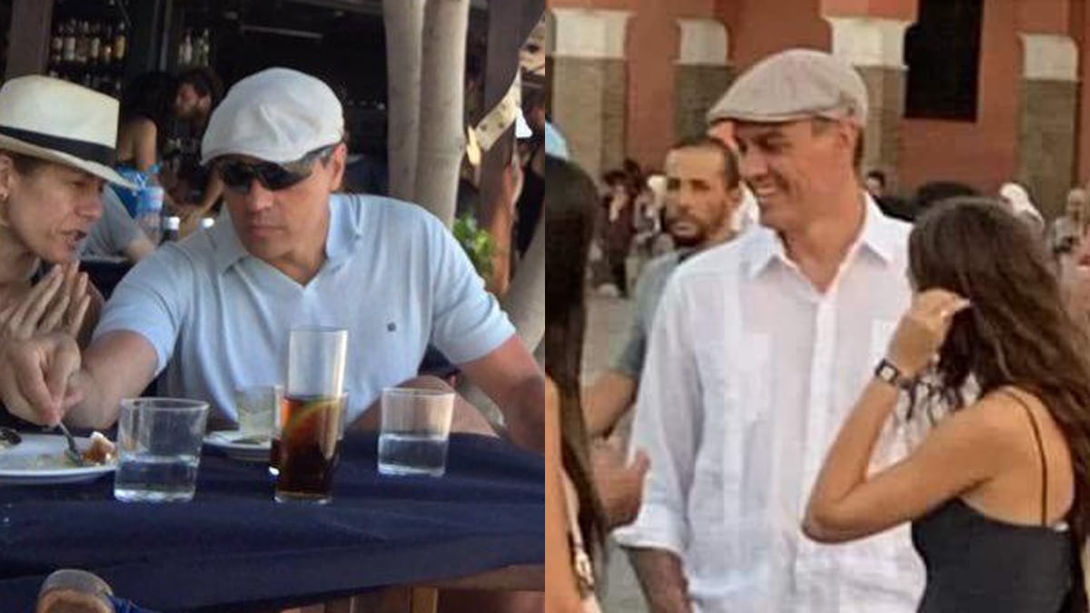 Pedro Sánchez recupera su gorra de ‘incógnito’ en su viaje familiar a Marruecos
